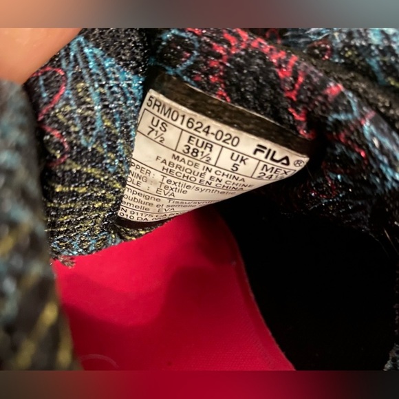 Fila Women’s Memory Panorama 9 Pink Glo Running Shoes, 7.5 - Picture 6 of 7